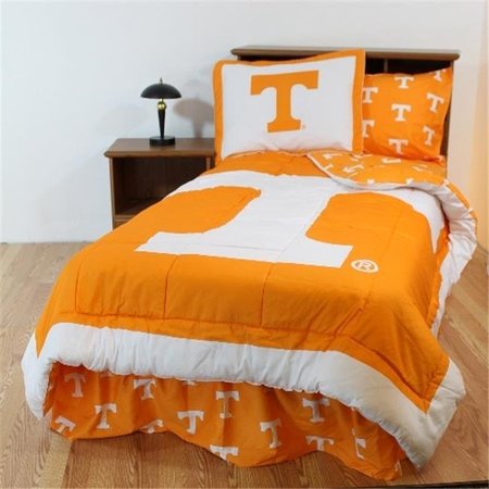 COLLEGE COVERS College Covers TENBBTW Tennessee Bed in a Bag Twin- With Team Colored Sheets TENBBTW